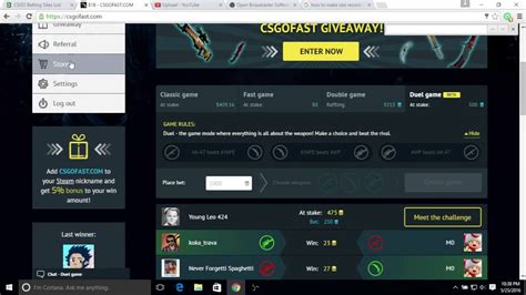 csgofast referral code.
